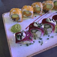 Sushi  at Green Roll - Ahad Ha'Am St in Tel Aviv