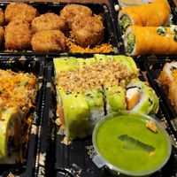 Delicious vegan sushi at Green Roll - Ahad Ha'Am St in Tel Aviv