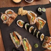 Sushi combination for two at Green Roll - Ahad Ha'Am St in Tel Aviv