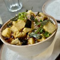 Agedashi tofu  at Green Roll - Ahad Ha'Am St in Tel Aviv