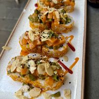 Salmon spicy roll  at Green Roll - Ahad Ha'Am St in Tel Aviv