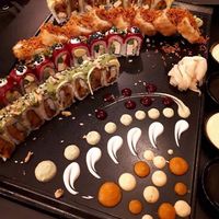 Vegan sushi at Green Roll - Ahad Ha'Am St in Tel Aviv