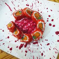 Vegan sushi at Green Roll - Ahad Ha'Am St in Tel Aviv