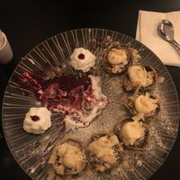 Banana dessert at Green Roll - Ahad Ha'Am St in Tel Aviv