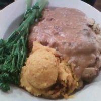 Thanksgiving dinner special at M Cafe in Los Angeles