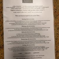 Mittagskarte 21.-25.10.2024 at Frucht and Genuss in Dusseldorf