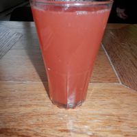 Watermelon juice at Las Iguanas in Cambridge