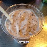 Vegan oreo frozen yoghurt at Atlas Cafe and Bakery in New York City