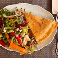 Croustade with salad (Plat du jour)  at Un Piano dans la Theiere in Orleans