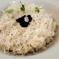 Risotto at El Vergel Veggie Restaurant in Tarragona