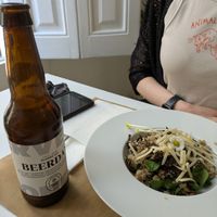 Quinoa salad at El Vergel Veggie Restaurant in Tarragona