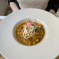 Chickpea stew at El Vergel Veggie Restaurant in Tarragona