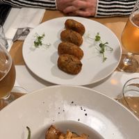 Mushroom croquettes   at El Vergel Veggie Restaurant in Tarragona