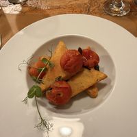 Flatbread with Olive Tapenade   at El Vergel Veggie Restaurant in Tarragona