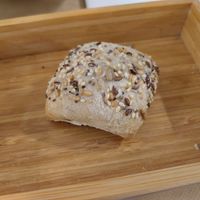 Bread portion at El Vergel Veggie Restaurant in Tarragona