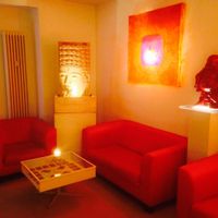 Groovy sitting area (chill zone) at Past & Future in Cologne