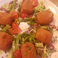 Croquettes at La Hierba Luisa Cocina de la Huerta in Gran Canaria