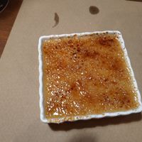 Crema catalana vegana at La Hierba Luisa Cocina de la Huerta in Gran Canaria