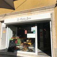 The restaurant  at La Hierba Luisa Cocina de la Huerta in Gran Canaria