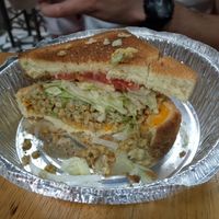 Sandwich at Jikoni Cafe at The House of Consciousness in Norfolk