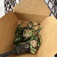 Mushrooms. Way better than the picture portrays    at Raw Fresno in Fresno