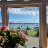 View from the restaurant at Argyll Hotel Restaurant in Isle Of Iona