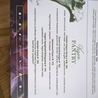 Vegan menu at Doppio Zero in Centurion