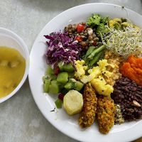 Delicious lunch. The soup was so good. at Naturaleve de Copacabana in Rio De Janeiro