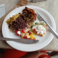 Comida a kilo at Naturaleve de Copacabana in Rio De Janeiro