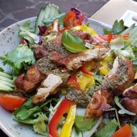 tofu di Milano salad at My Heart Beats Vegan in Karlsruhe