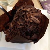 blueberry chocolate muffin  at My Heart Beats Vegan in Karlsruhe