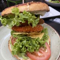San Diego burger  at My Heart Beats Vegan in Karlsruhe
