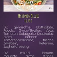 Salad at My Heart Beats Vegan in Karlsruhe