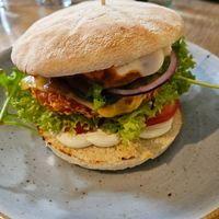 Burger Mamma Mia at My Heart Beats Vegan in Karlsruhe