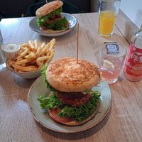 Set table at My Heart Beats Vegan in Karlsruhe