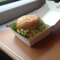 The Sylt burger to go. at My Heart Beats Vegan in Karlsruhe