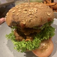 Burger at My Heart Beats Vegan in Karlsruhe