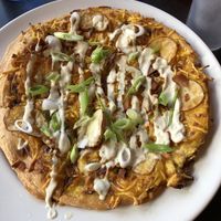 Perogi pizza   at Democracy* in Hamilton