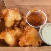BBQ Cauliflower wings   at Democracy* in Hamilton