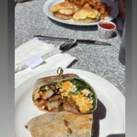 Benny and wrap   at Democracy* in Hamilton