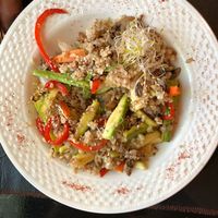 Thai wok - very flavorful  at Vaikuntha Resto in Salta