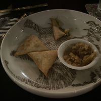 Samosas-  we already ate two!  at Elephant Cafe in Ubud