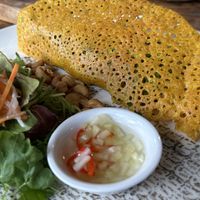 Vietnamese crepe  at Elephant Cafe in Ubud