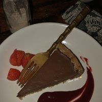 chocolate pie (raw?) at Elephant Cafe in Ubud