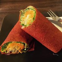 100% raw tortilla wrap. at Venjoy in Cologne