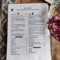 Menu 2024-08-12 at Fern & Fika in Stockholm