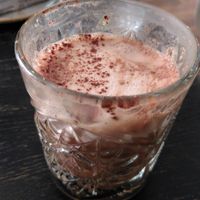 Hot chocolate - after drinking two sips! at Fern & Fika in Stockholm