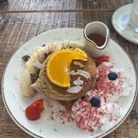 Maple & Cinnamon Pancakes at Fern & Fika in Stockholm