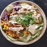 Taco salad. at Fern & Fika in Stockholm