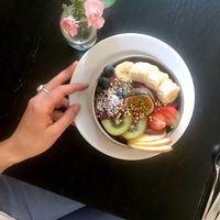 Delicious acai bowl  at Fern & Fika in Stockholm